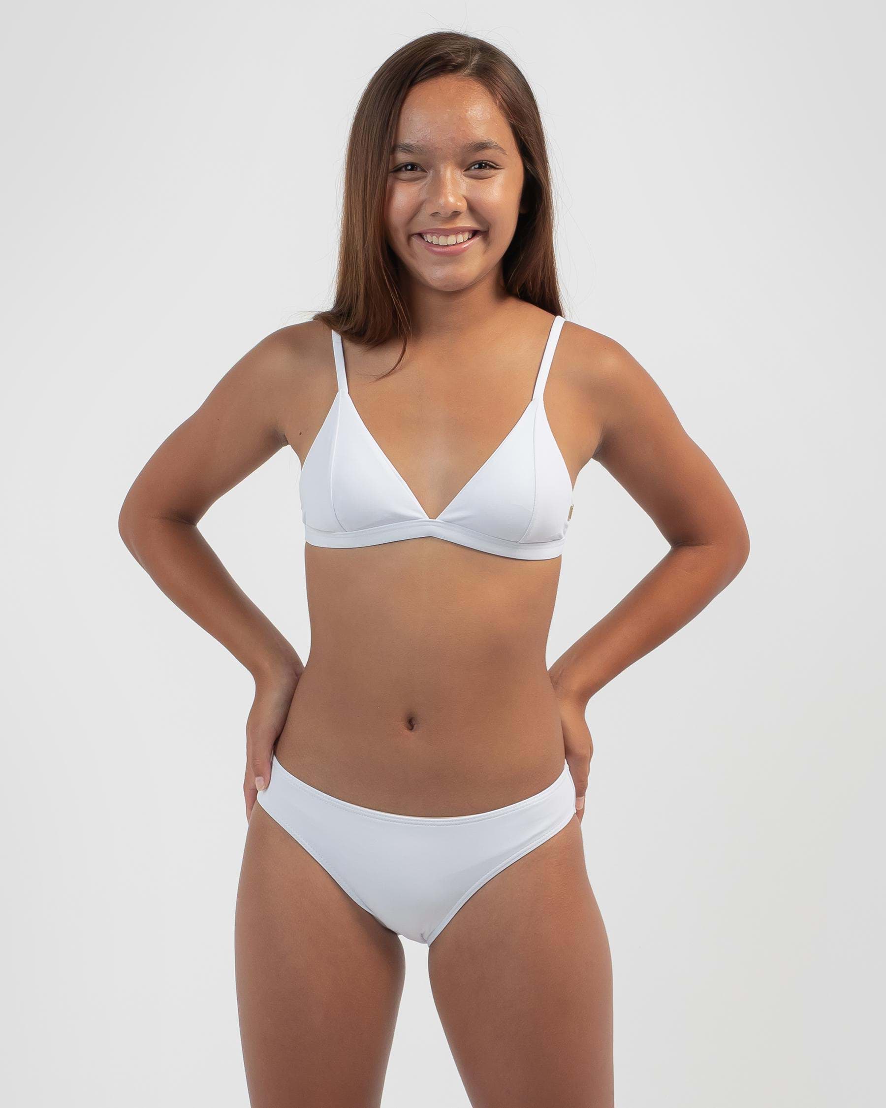 Topanga Girls Jojo Bikini Set In White City Beach Australia