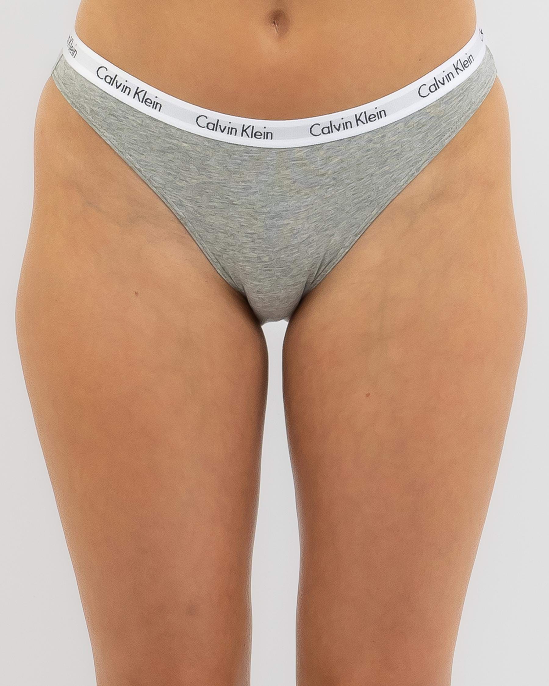 Calvin Klein Carousel Bikini Brief In Grey Heather Fast Shipping