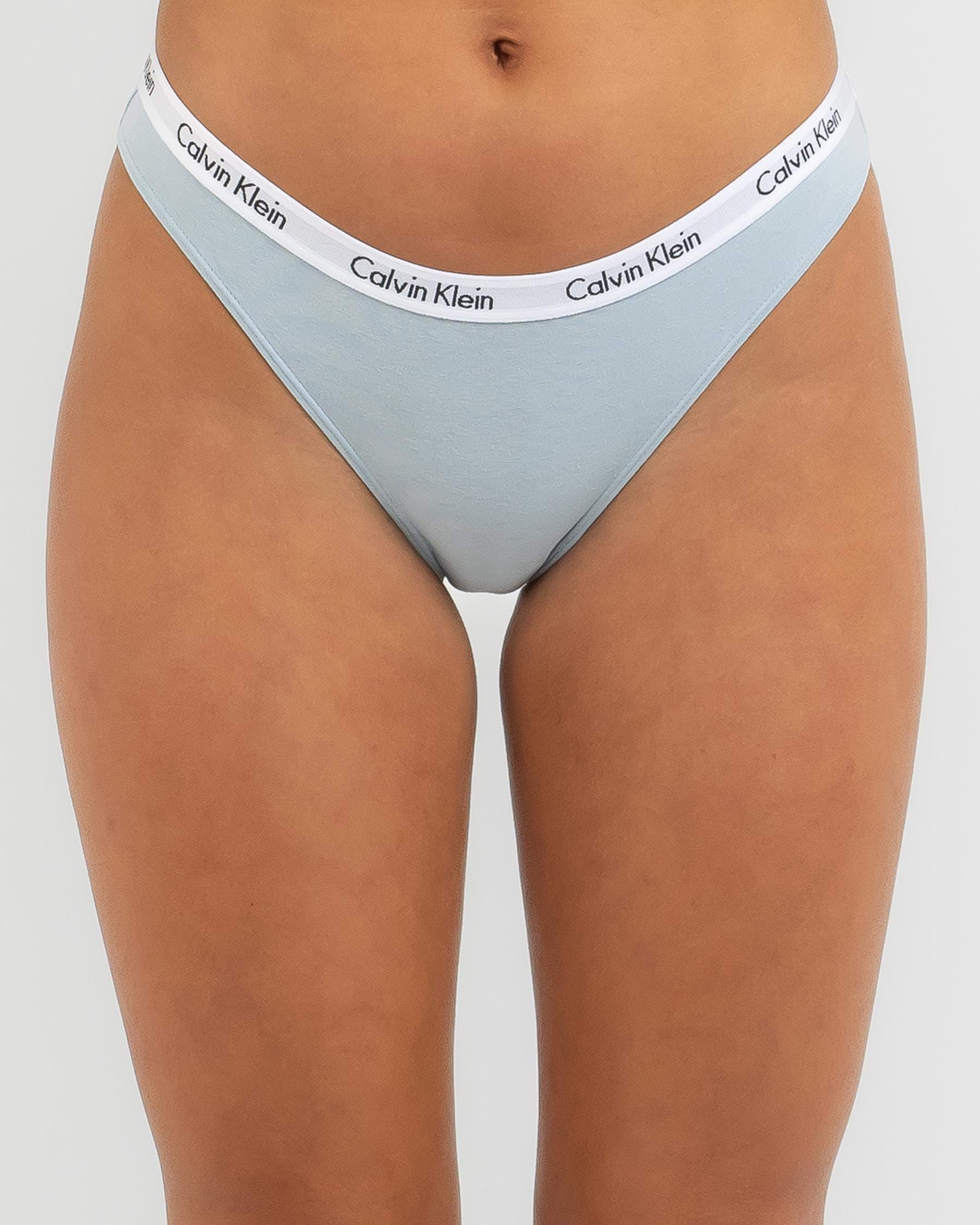 Shop Calvin Klein Carousel Bikini Brief In Palest Blue Fast Shipping