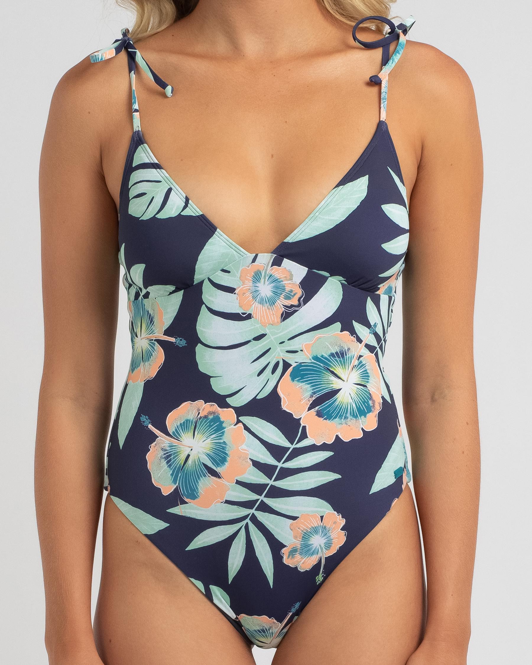 Shop Roxy PT Beach Classics One Piece Swimsuit In Mood Indigo Ventura