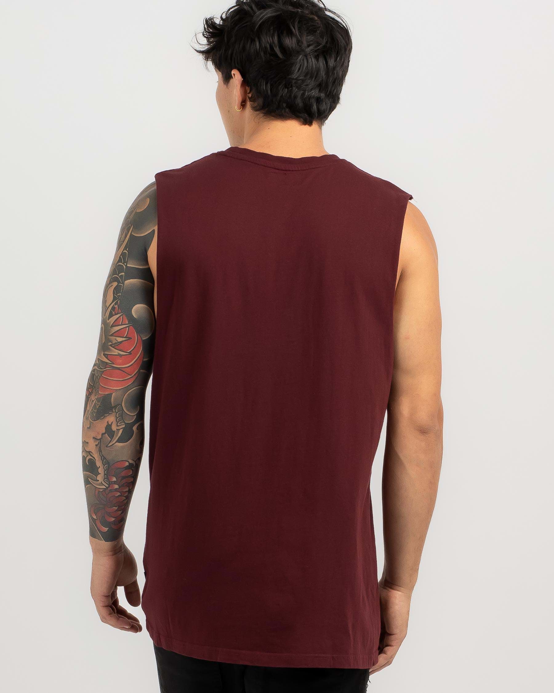 Lucid Essential Muscle Tank In Port Fast Shipping Easy Returns