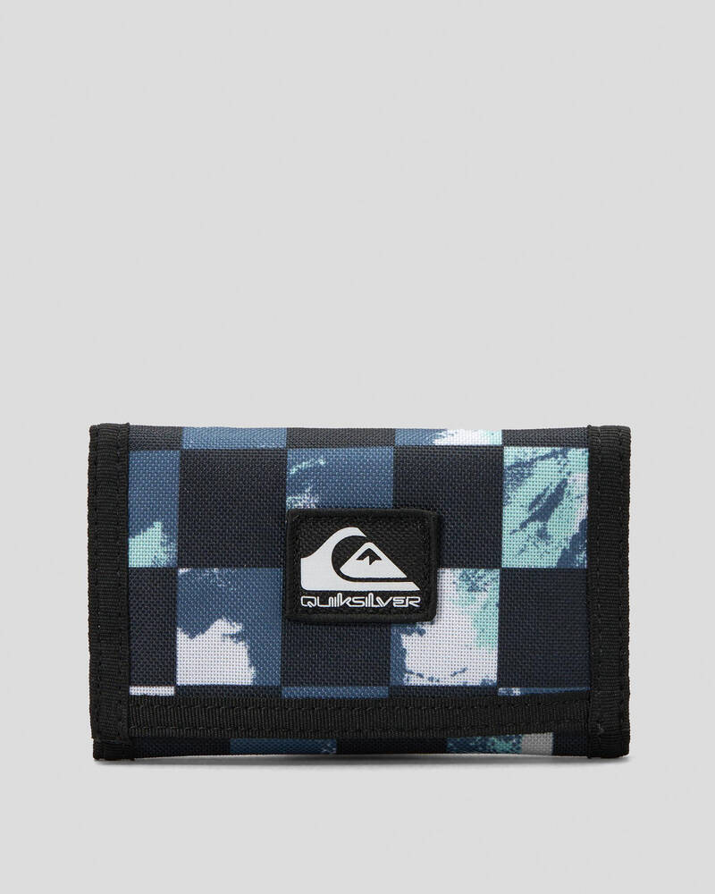 Quiksilver Triple Parch Tri-Fold Wallet Black Size M