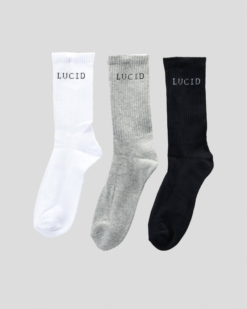 Lucid Denote Socks 3 Pack for Mens