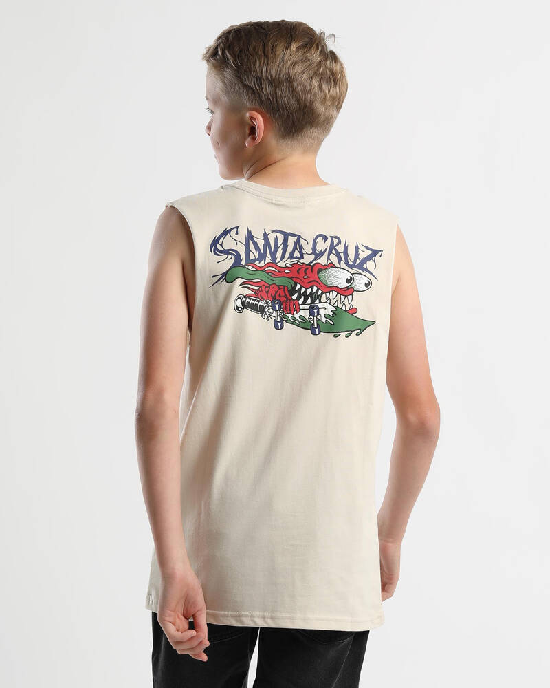 Santa Cruz Boys' Meek SC Slasher Muscle Tank for Mens