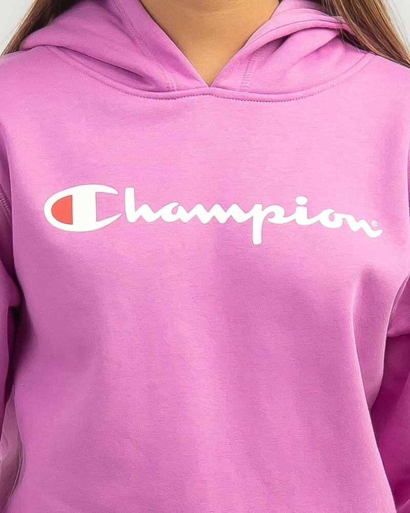 Champion Girls' Logo Hoodie for Womens