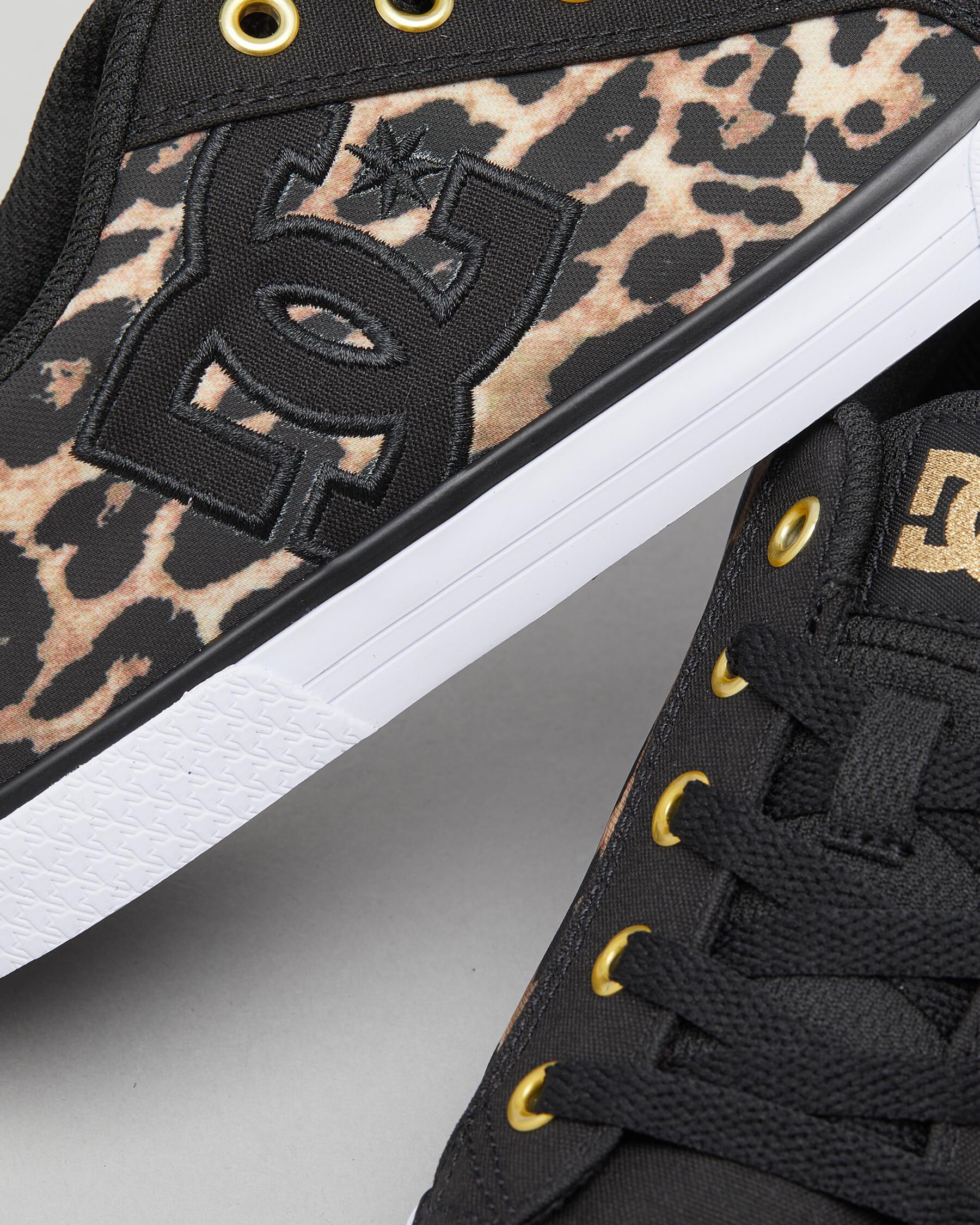 Dc leopard cheap print shoes