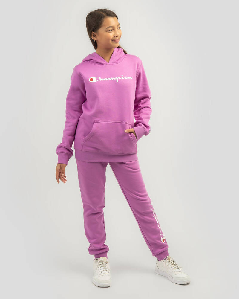 Champion Girls' Logo Hoodie for Womens