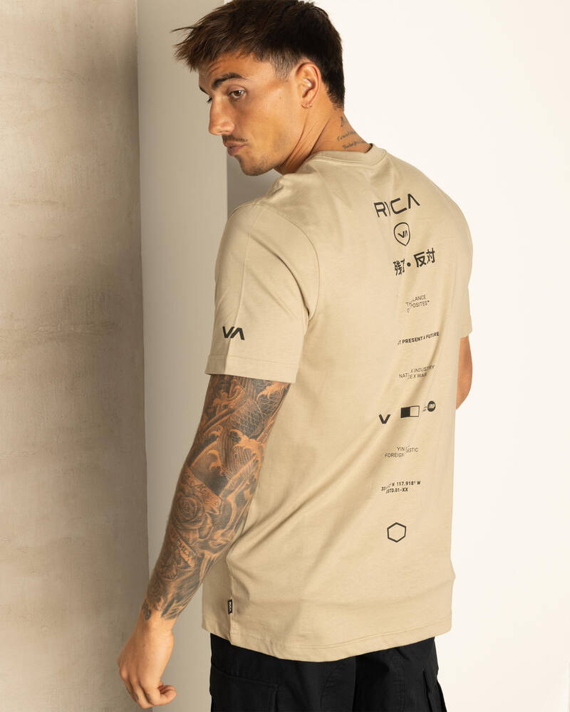 RVCA Credits T-Shirt for Mens