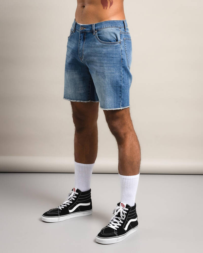 Lucid Project Denim Walk Shorts for Mens