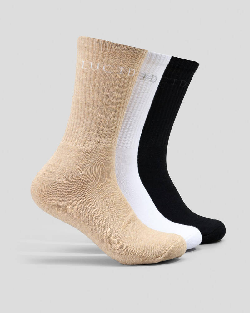 Lucid Diffuse Socks 3 Pack for Unisex
