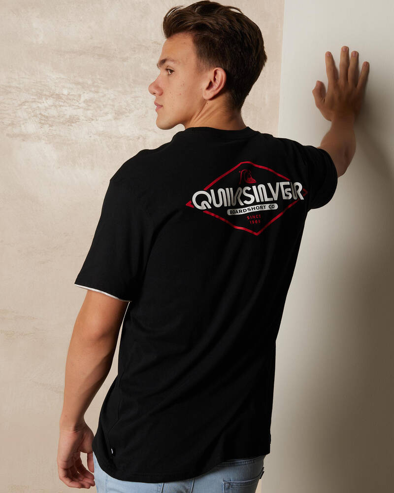 Quiksilver Omni Sign Tipper T-Shirt for Mens