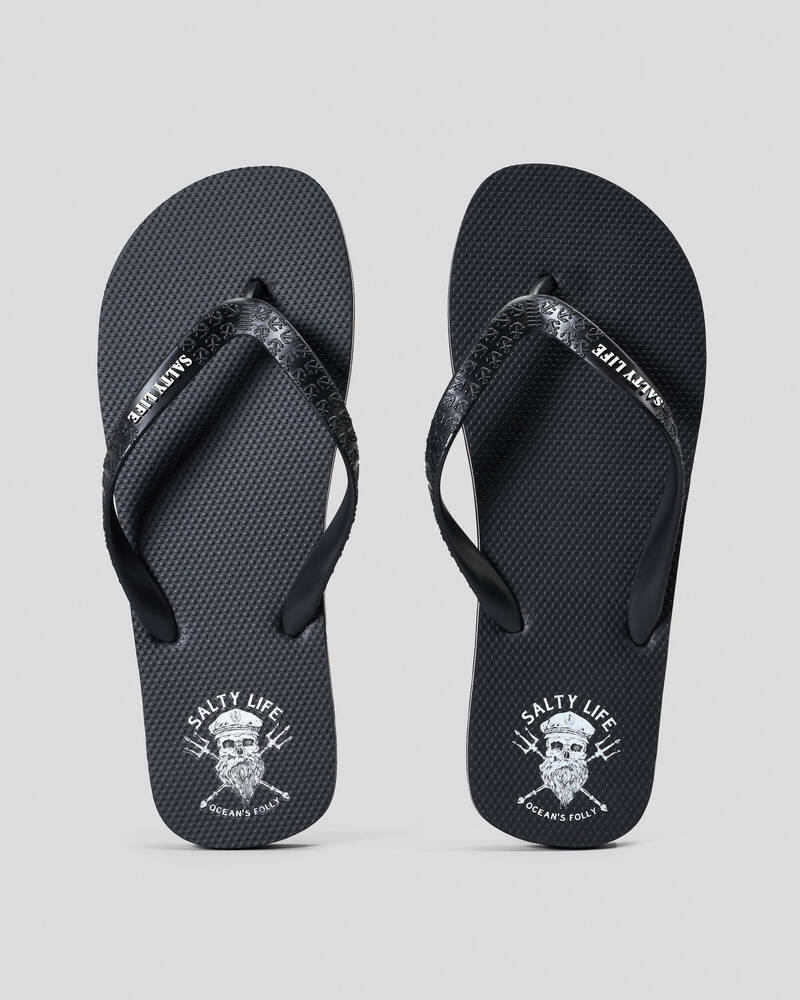 Salty Life Oceans Thongs for Mens