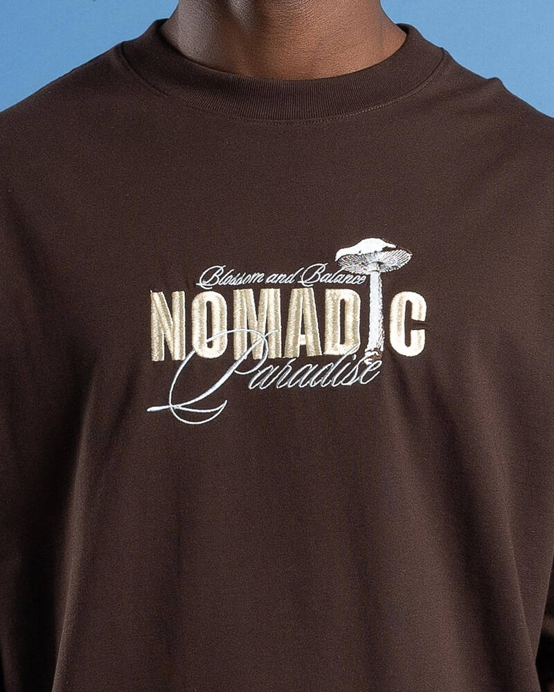 Nomadic Paradise Toadstool Heavy Street T-Shirt for Mens