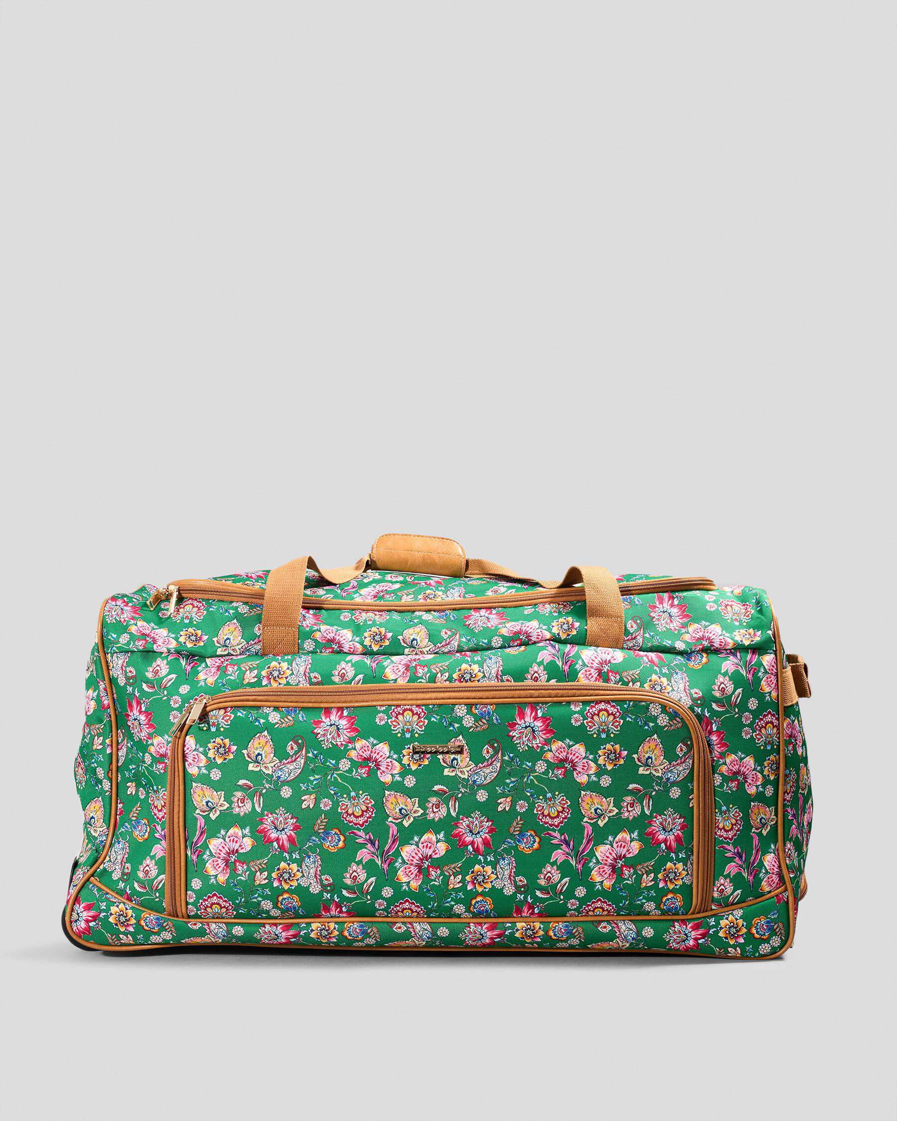 Lily bloom wheeled duffel bag on sale