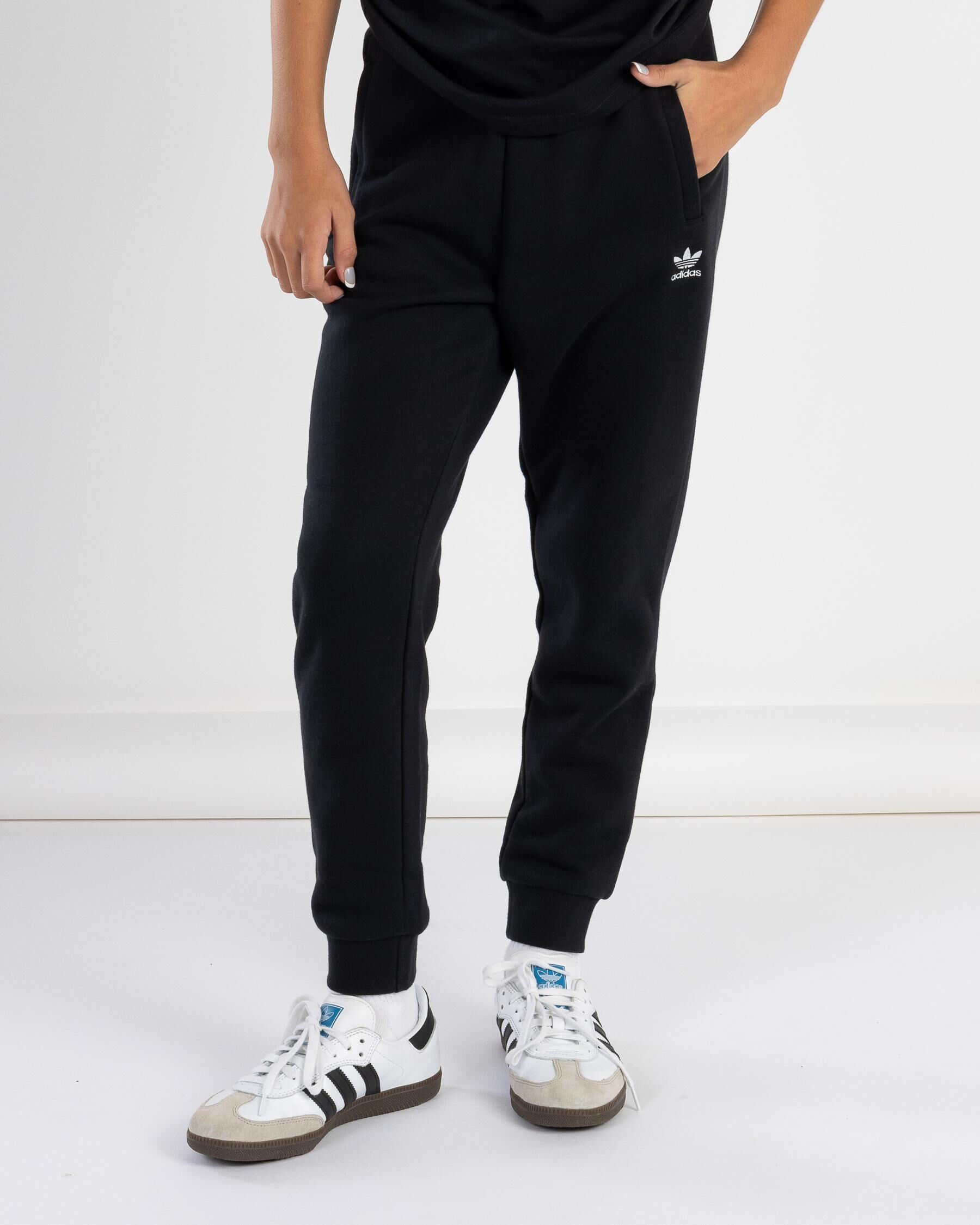 Adidas trefoil track pants online