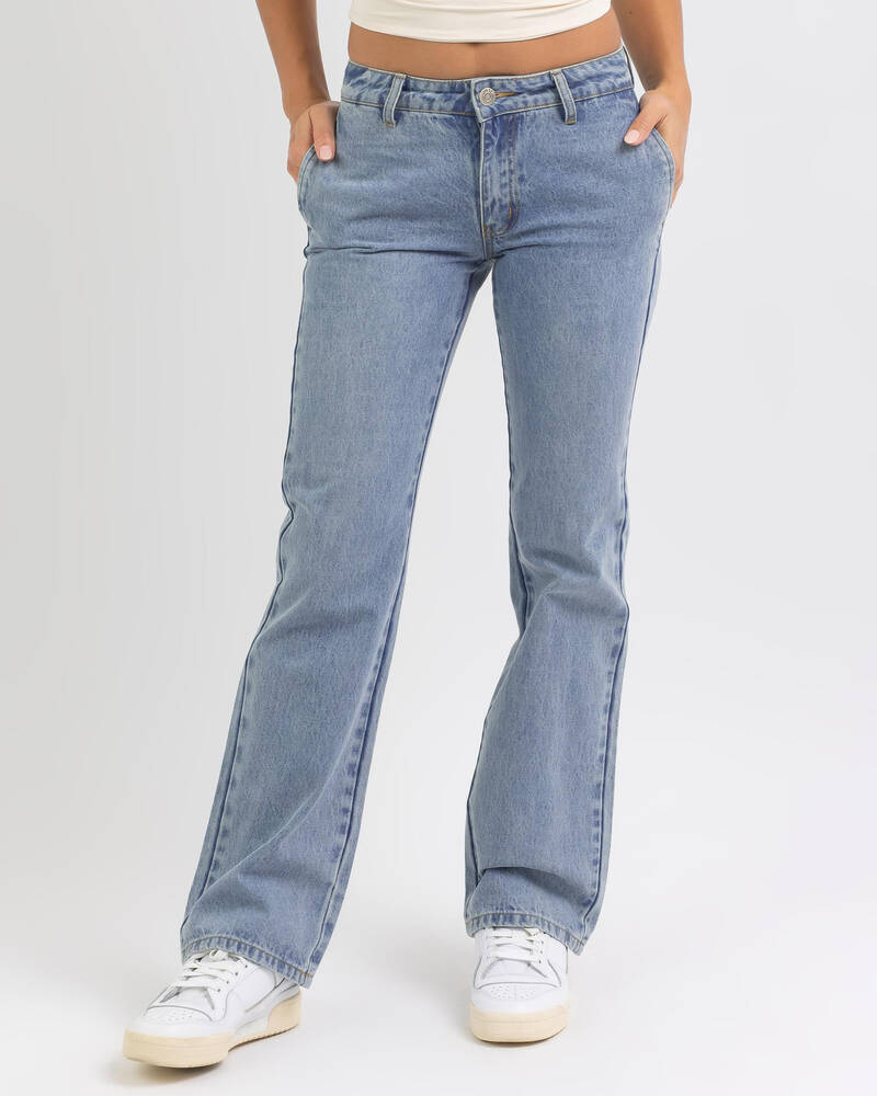 Shop Used Low Rider Jeans In Light Mid Blue - Fast Shipping & Easy ...