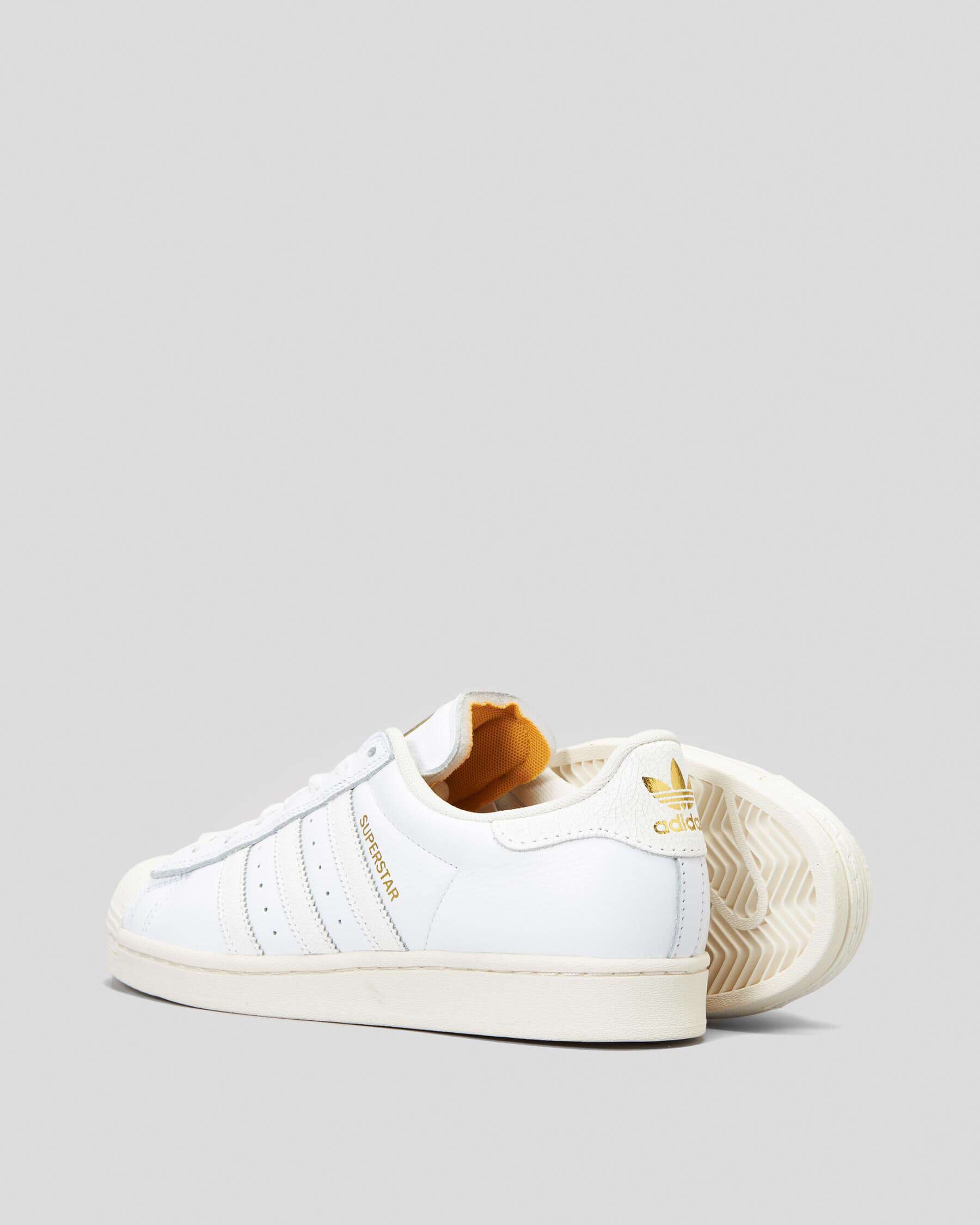 Adidas superstar white hotsell gold metallic gum