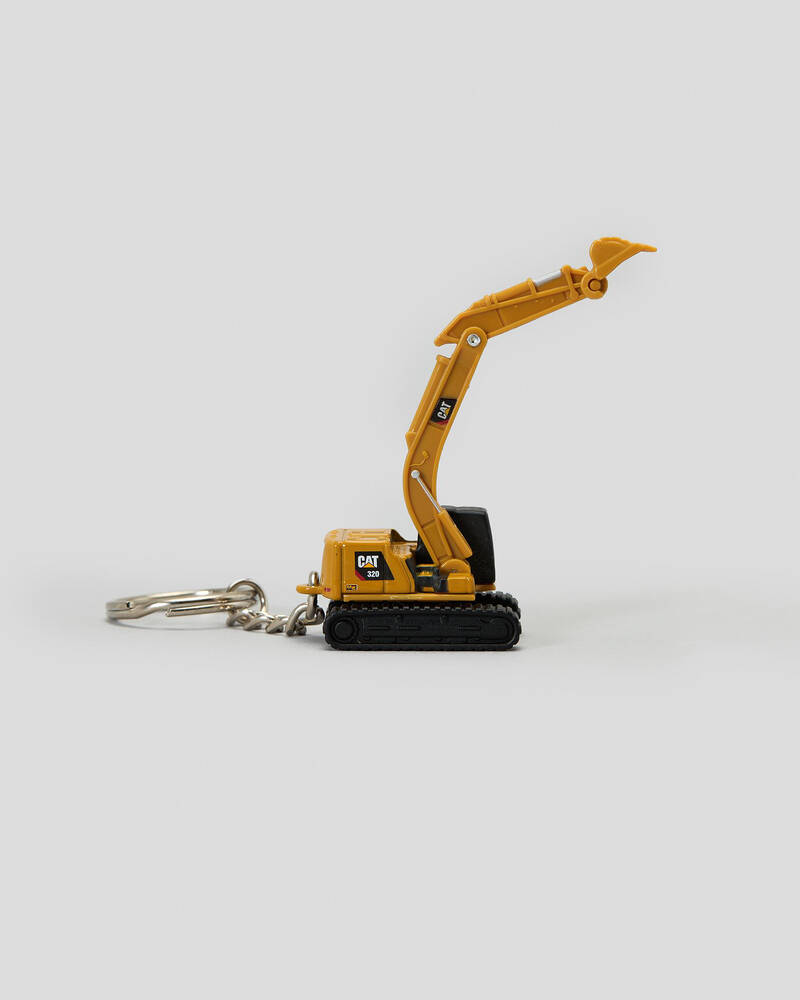 Cat 320 Hydraulic Excavator Micro Keychain for Mens