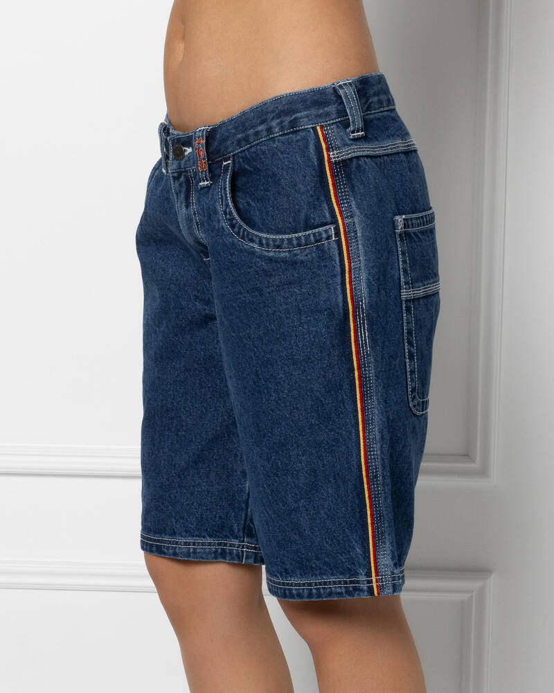 Rusty Flip Mommy Denim Shorts for Womens