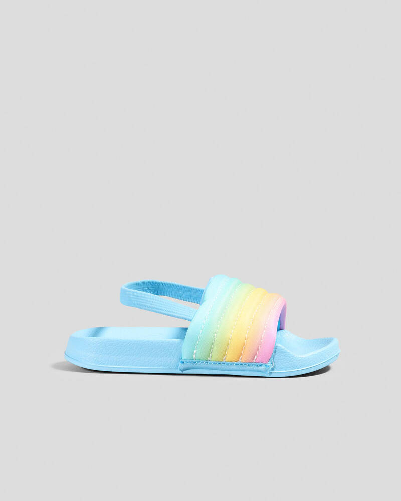 Roxy Toddlers' Slippy Ribbed Slides for Womens