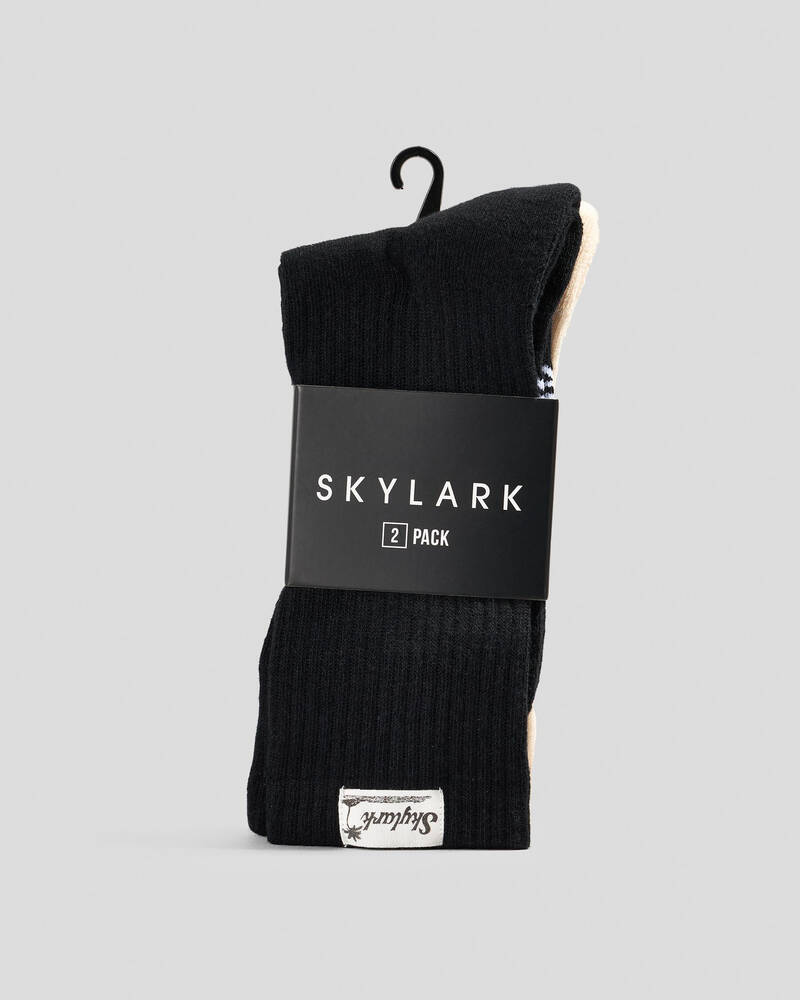 Skylark Mixed Hemp Socks 2 Pack for Mens