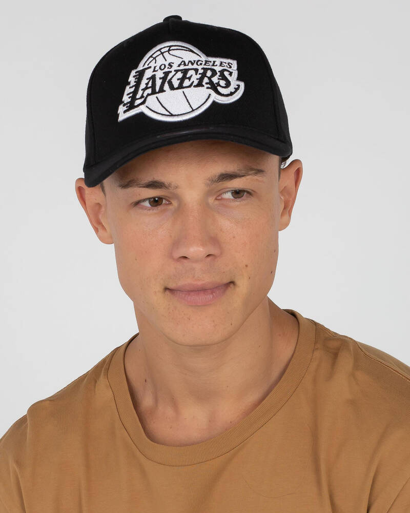 Mitchell & Ness LA Lakers Team Logo Snapback Cap for Mens