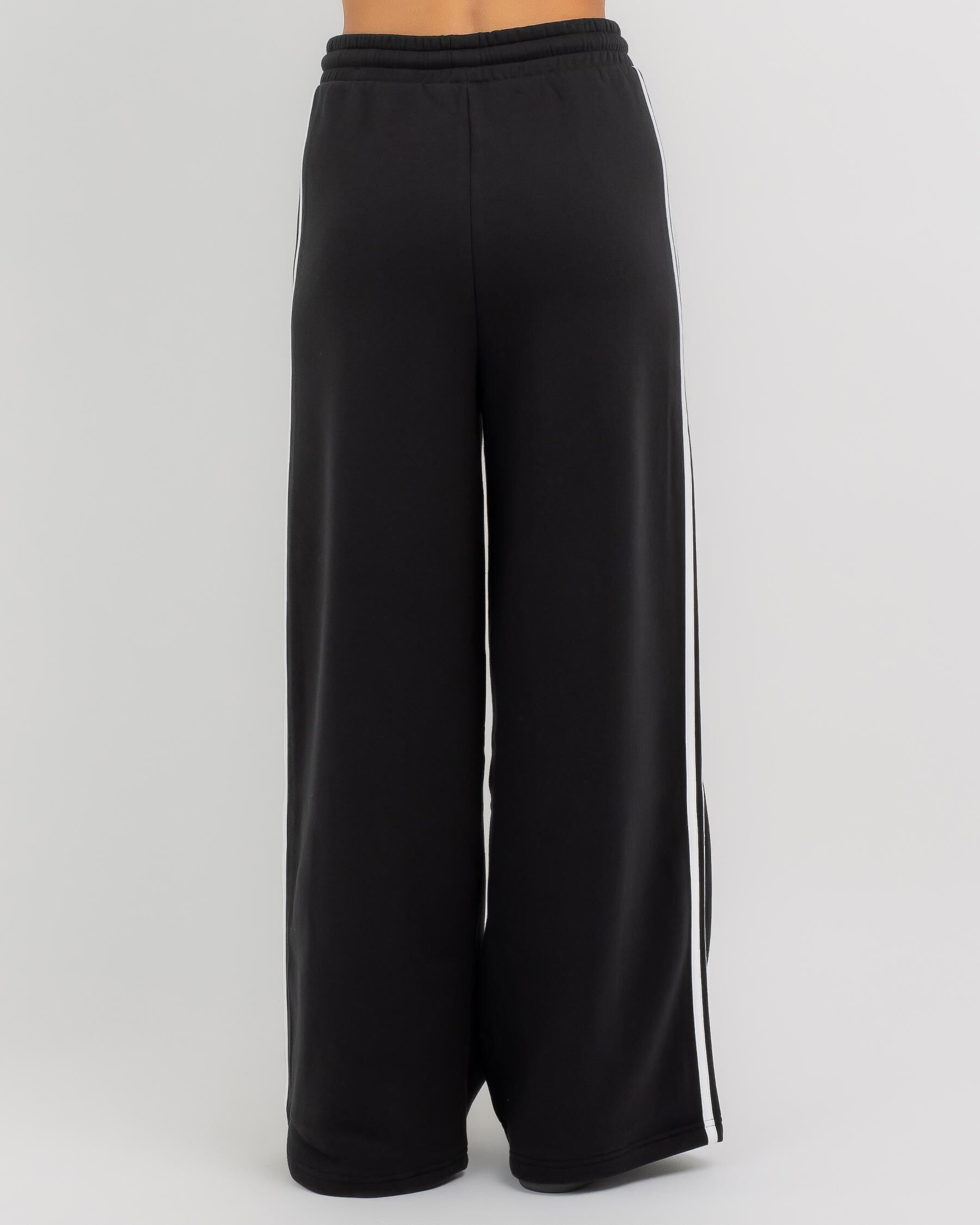 3 Stripe Wide Track Pants