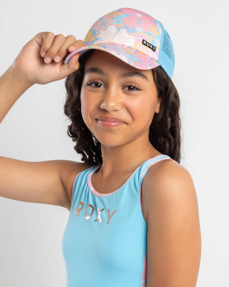 Roxy Girls' Honey Coconut Trucker Cap for Womens