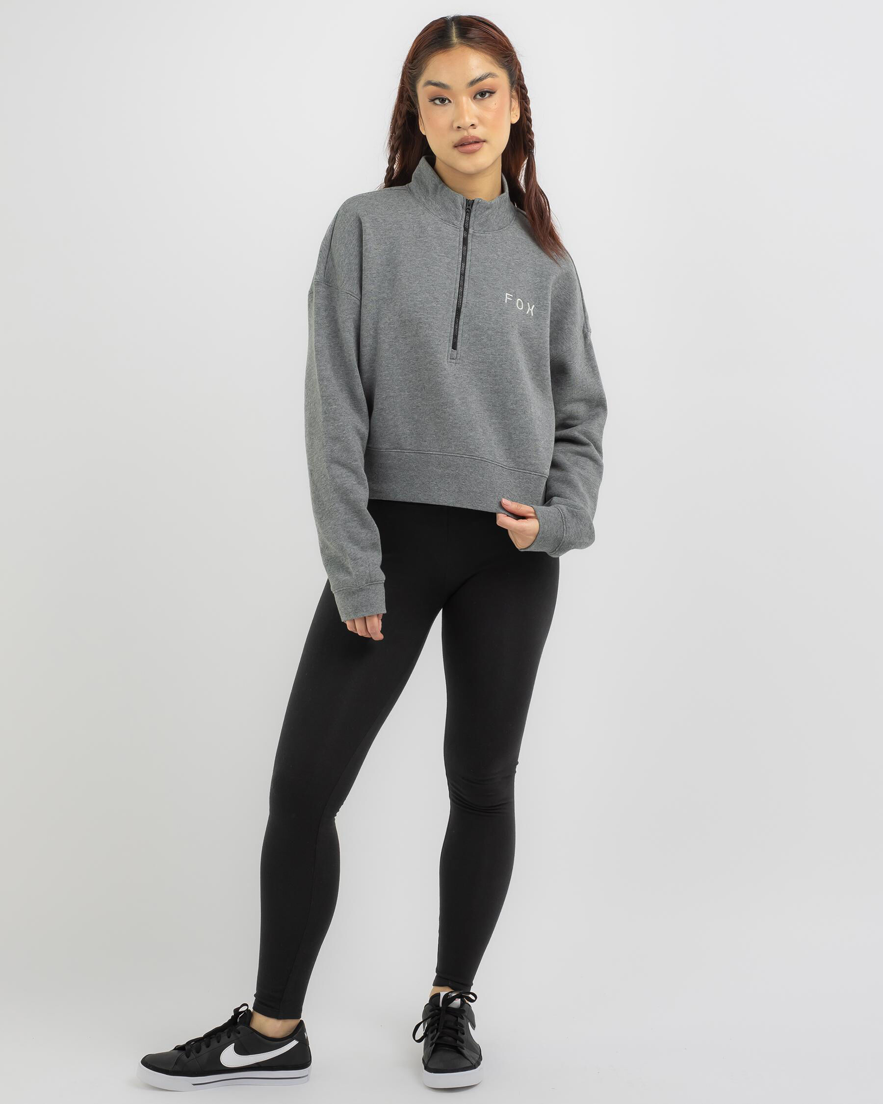 Fleece zip 2024 jumper womens