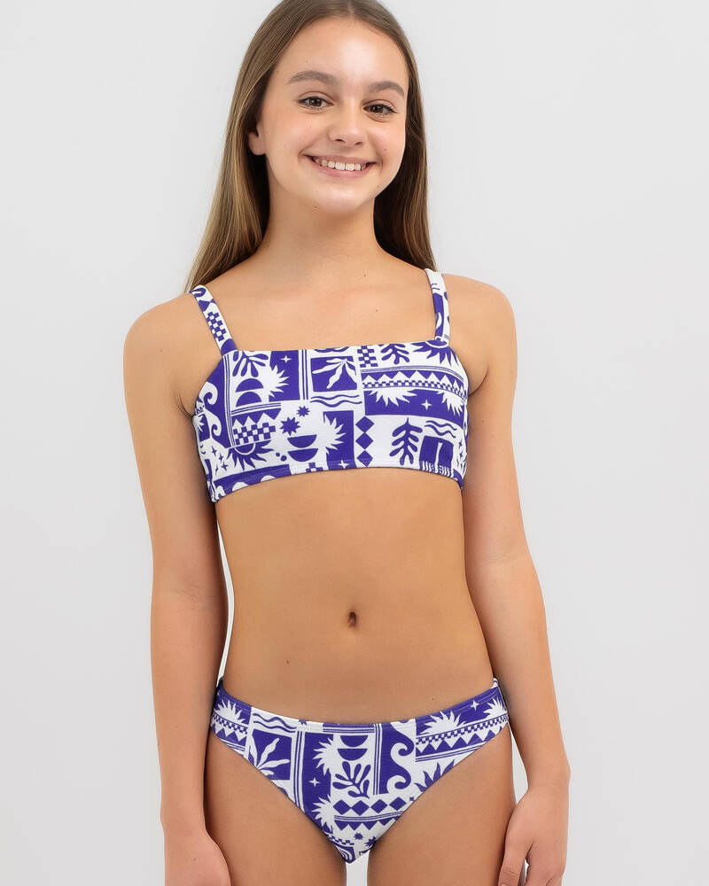 Kaiami Girls' Salerno Bandeau Bikini Set for Womens