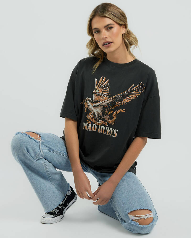 The Mad Hueys Freedom Hueys Oversized T-Shirt for Womens