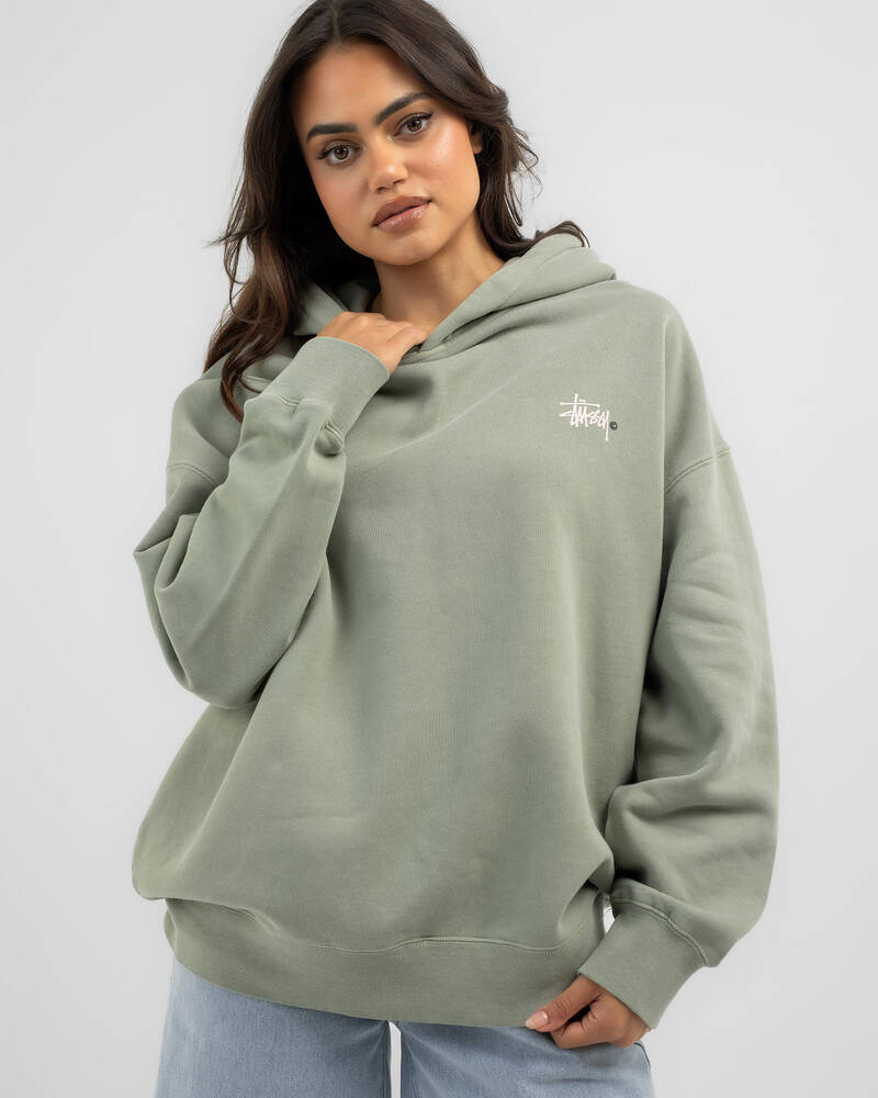 Stussy Graffiti LCB Oversized Hoodie for Womens