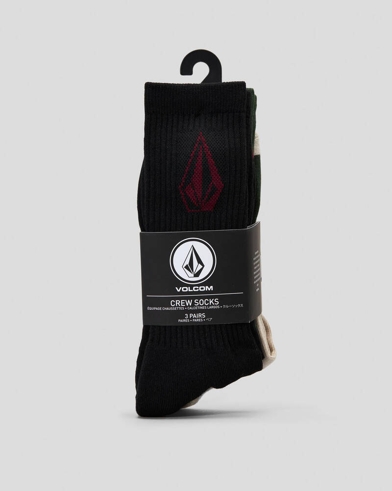 Volcom Full Stone Socks 3 Pack for Mens