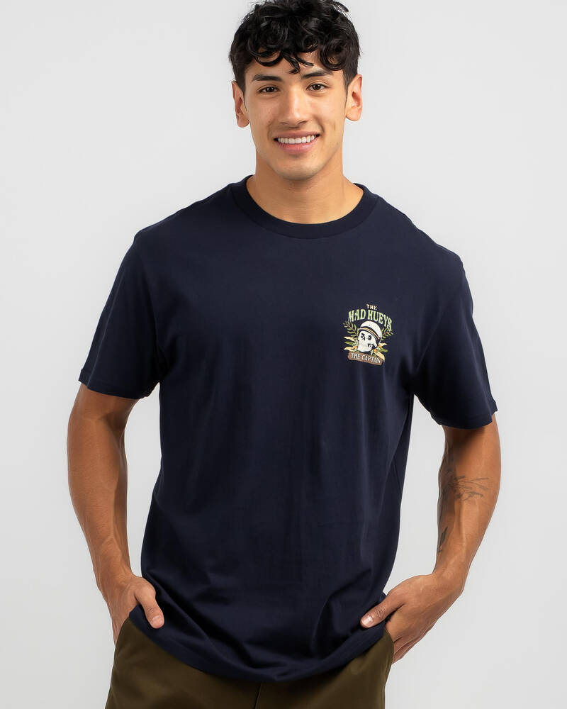 The Mad Hueys Shipwrecked Captain T-Shirt for Mens