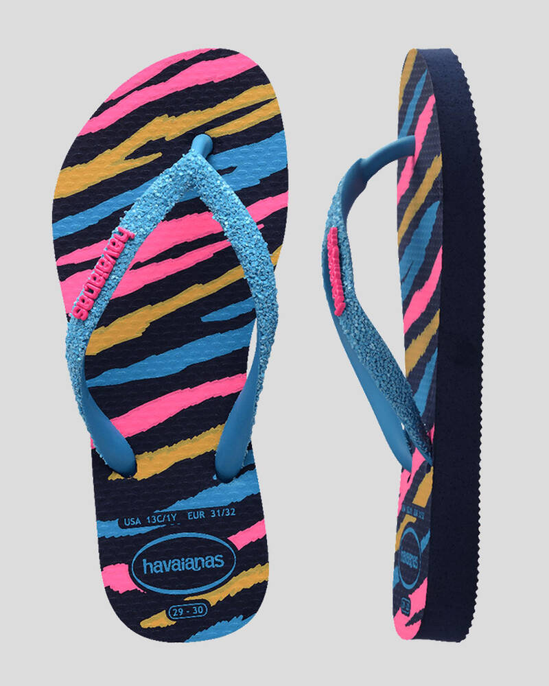 Havaianas Kids' Slim Glitter Thongs for Womens