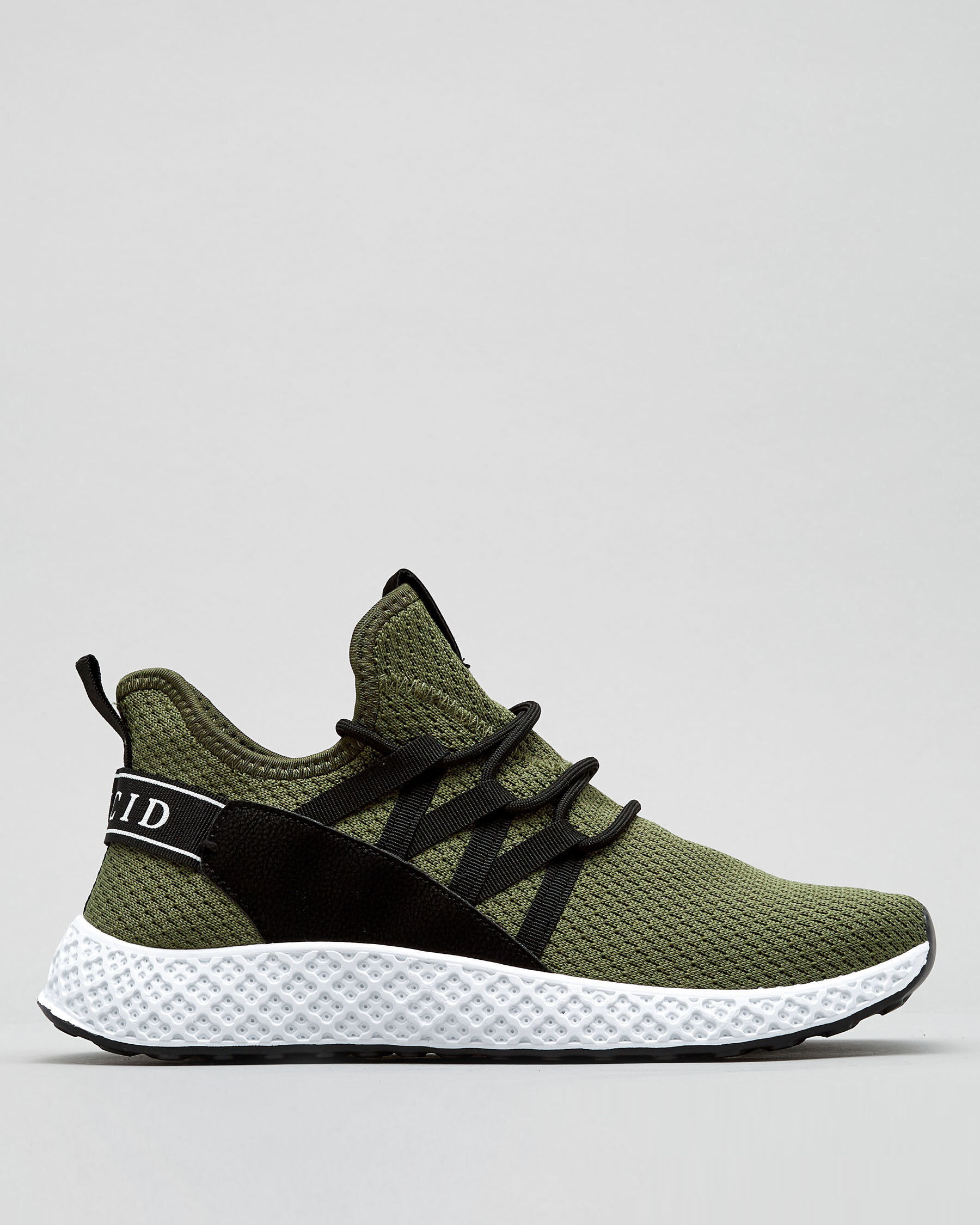 Lucid Bolton Shoes In Olive black FREE Shipping Easy Returns