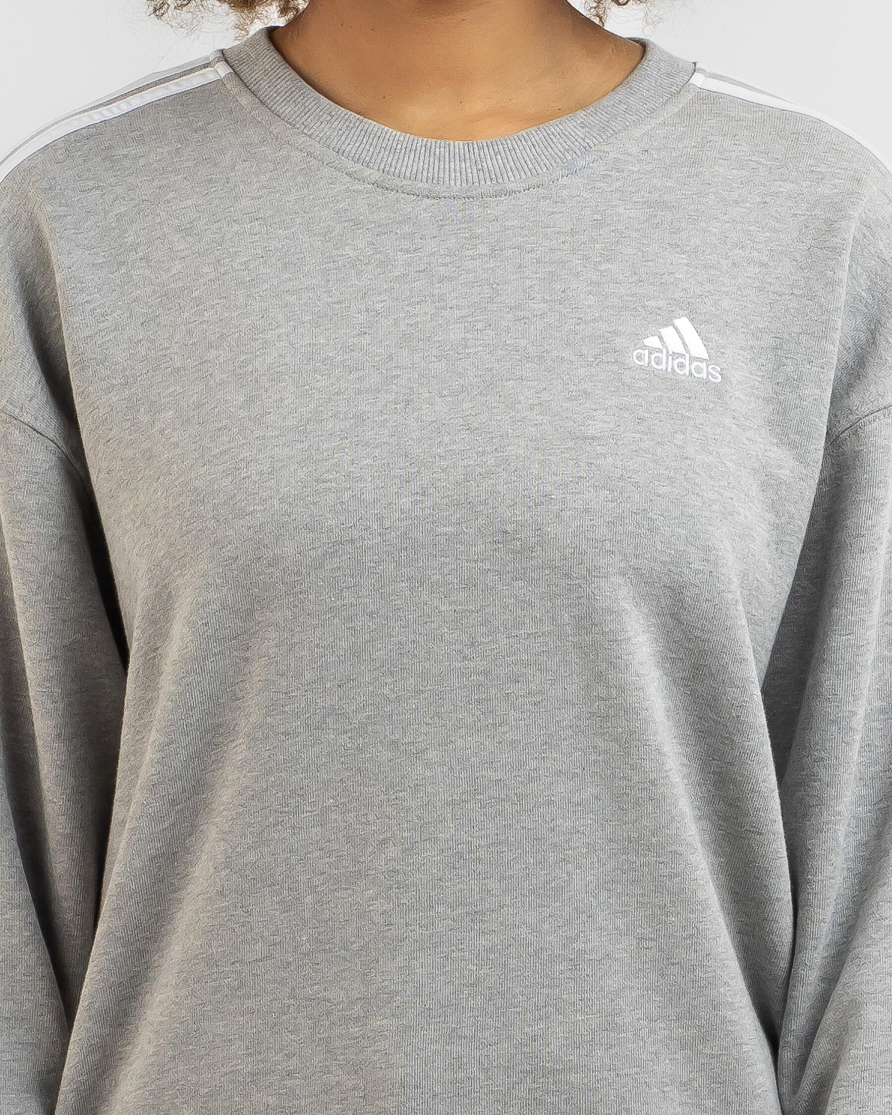 Adidas three stripe jumper hot sale