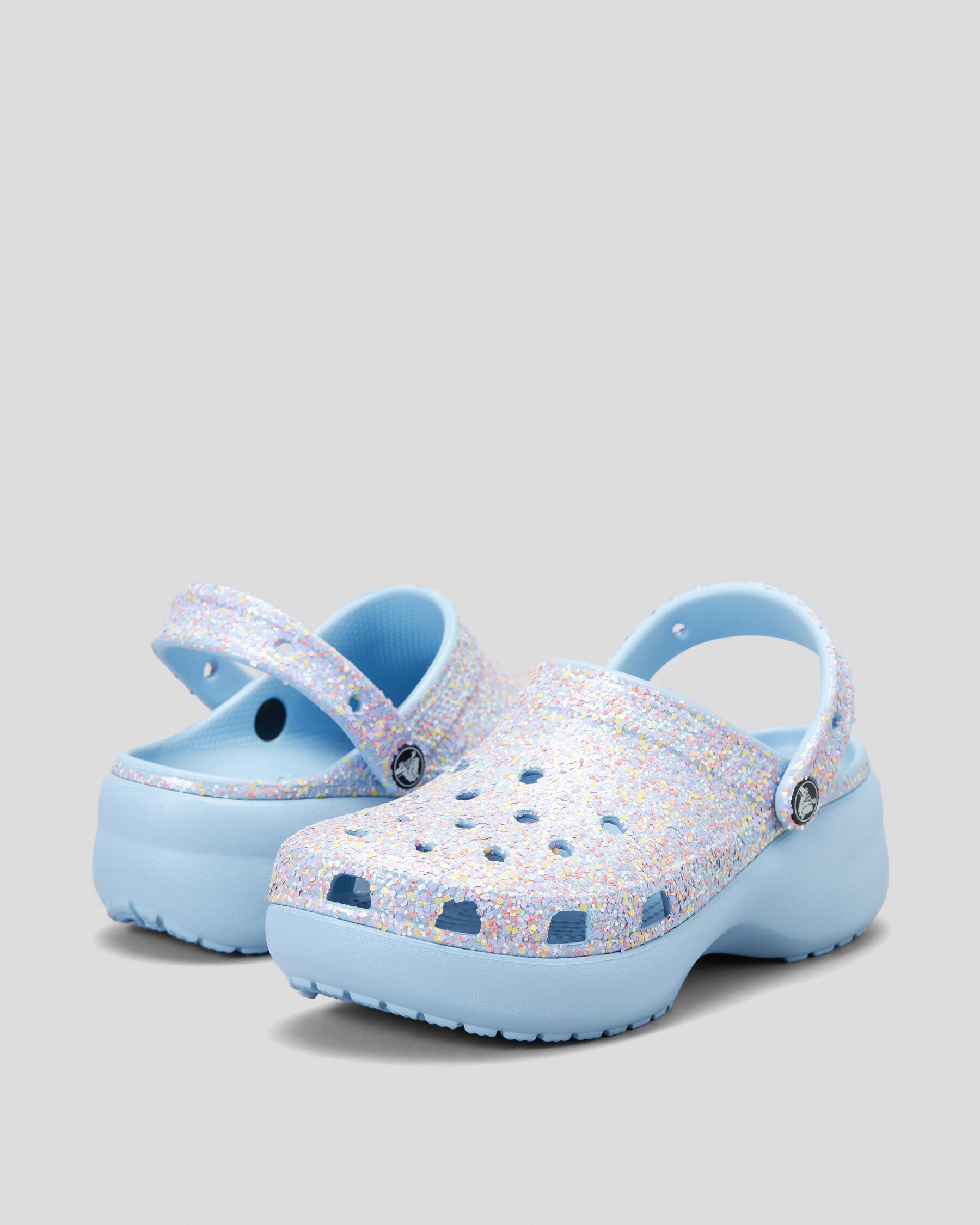 Crocs platform best sale mineral blue