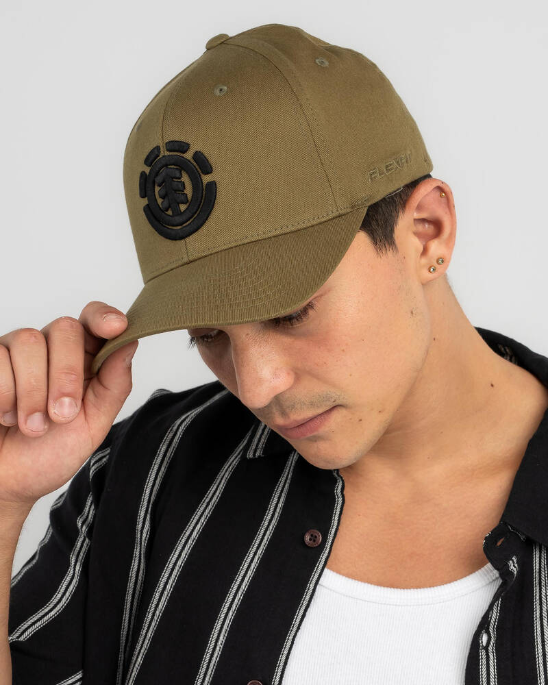 Element Tree Flexfit Cap In Easy & Shipping FREE* United Returns City Beach Night Olive States - 
