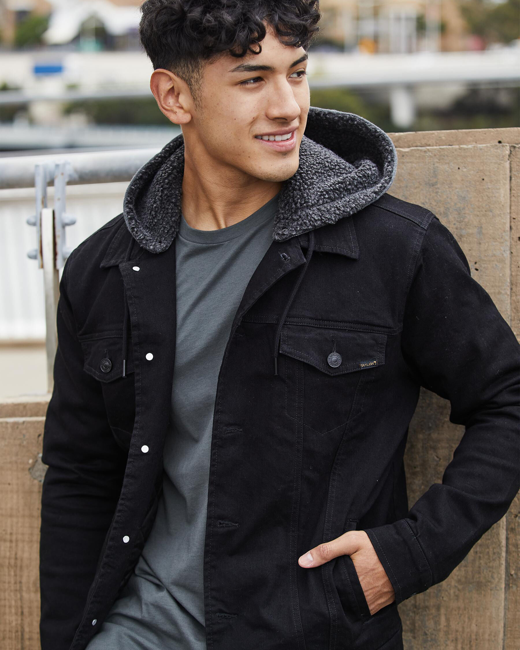 Mens denim jacket outlet australia