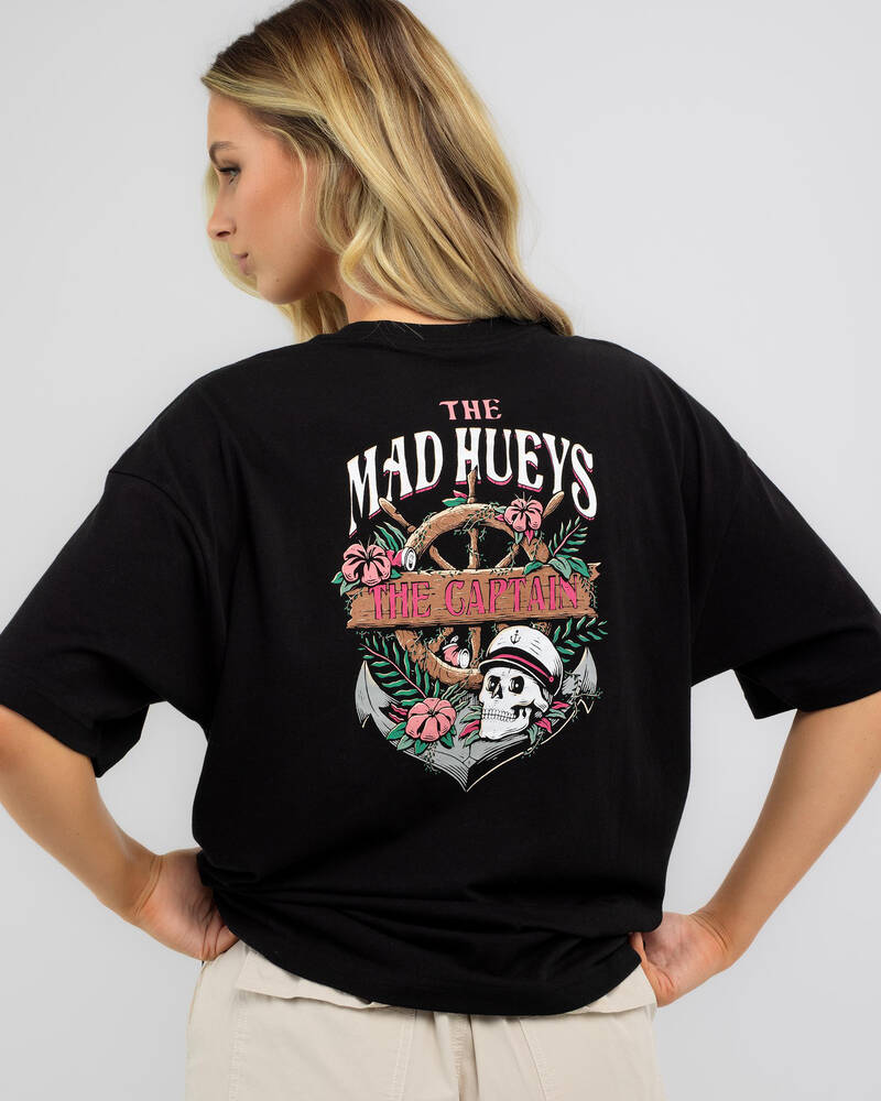 The Mad Hueys Shipwrecked Captain Oversized T-shirt for Womens