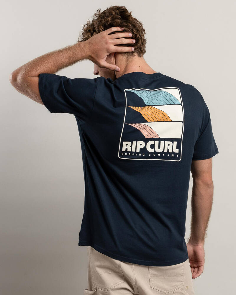 Rip Curl Surf Revival Line Up T-Shirt for Mens