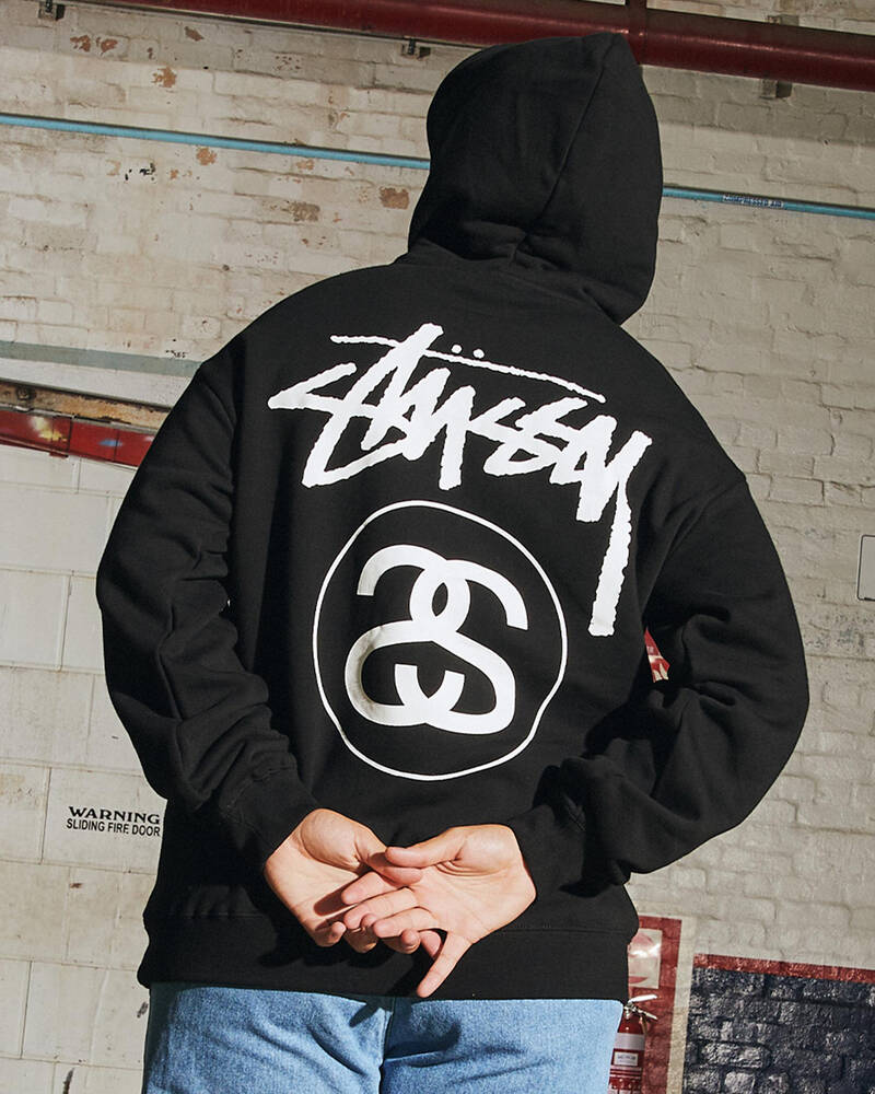 Stussy Solid Stock Link Hoodie for Mens