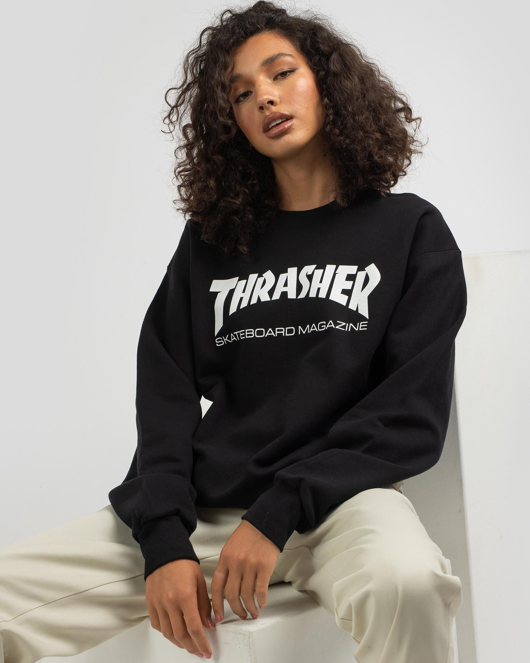 Green hot sale thrasher hoodie