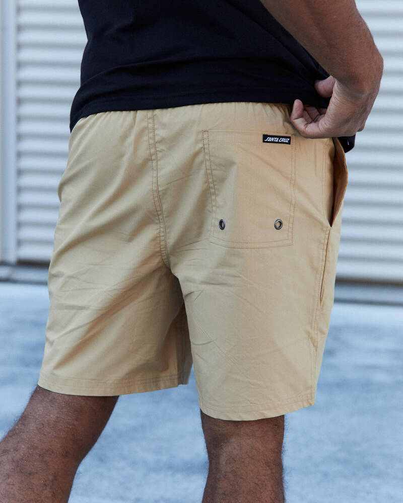 Santa Cruz MFG Dot Cruzier Solid Shorts for Mens