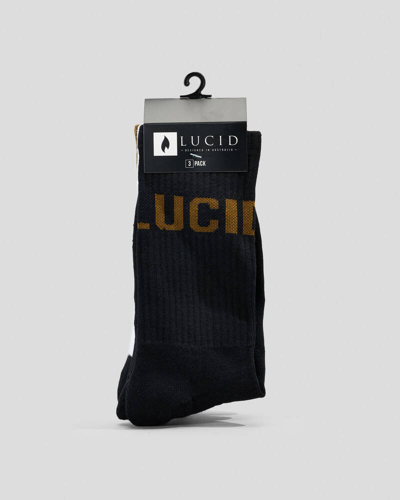 Lucid Alpha Socks 3 Pack for Mens