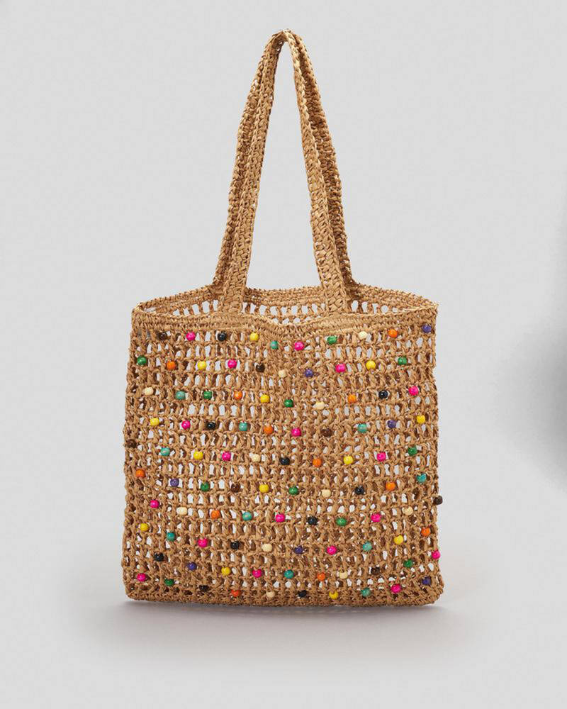 Mooloola Reef Straw Bag for Womens