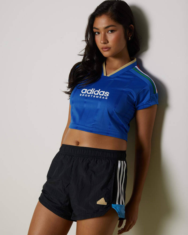 adidas Tiro Cut 3-Stripes Crop Top for Womens