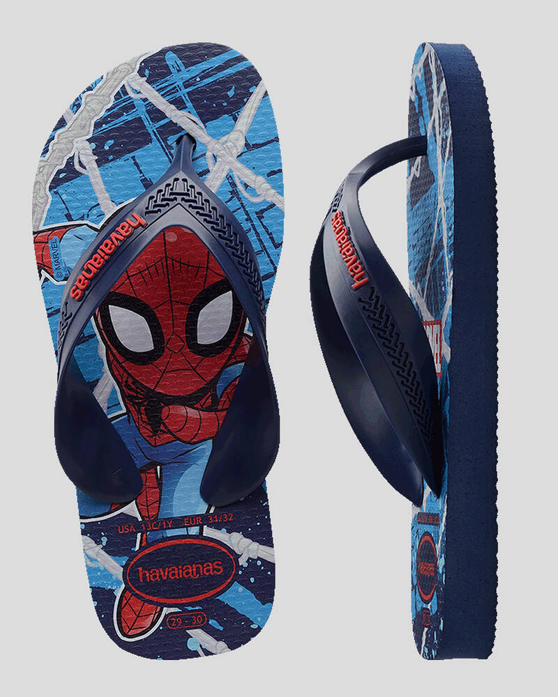 Havaianas Kids' Max Marvel Spiderman Thongs for Mens
