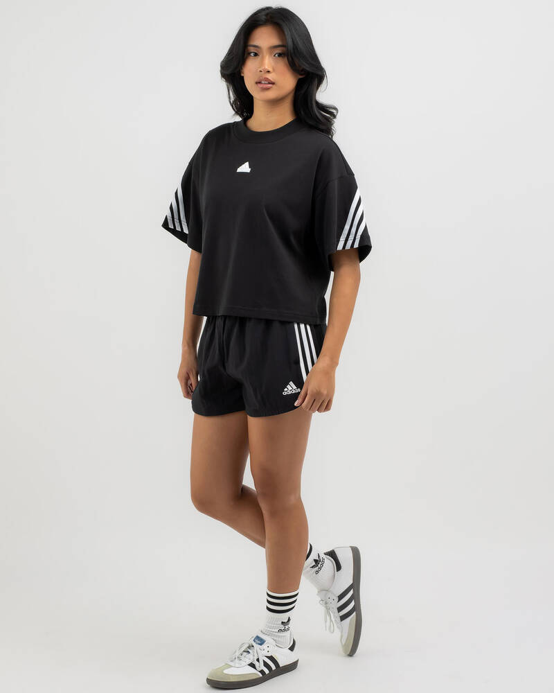 adidas 3 Stripe T-Shirt for Womens